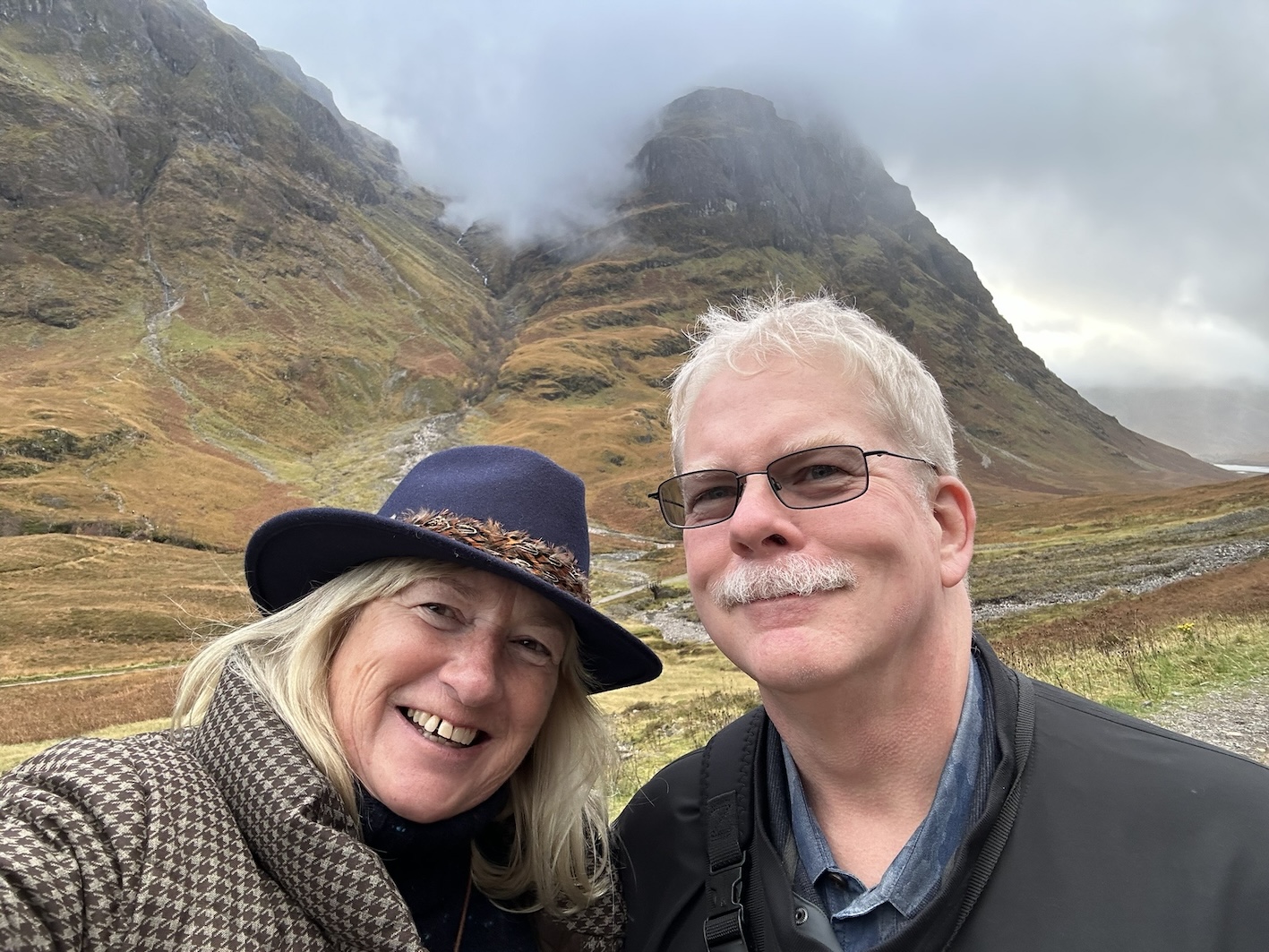 Susan Byron & Kevin Walsh at Glencoe in Scotland 2024