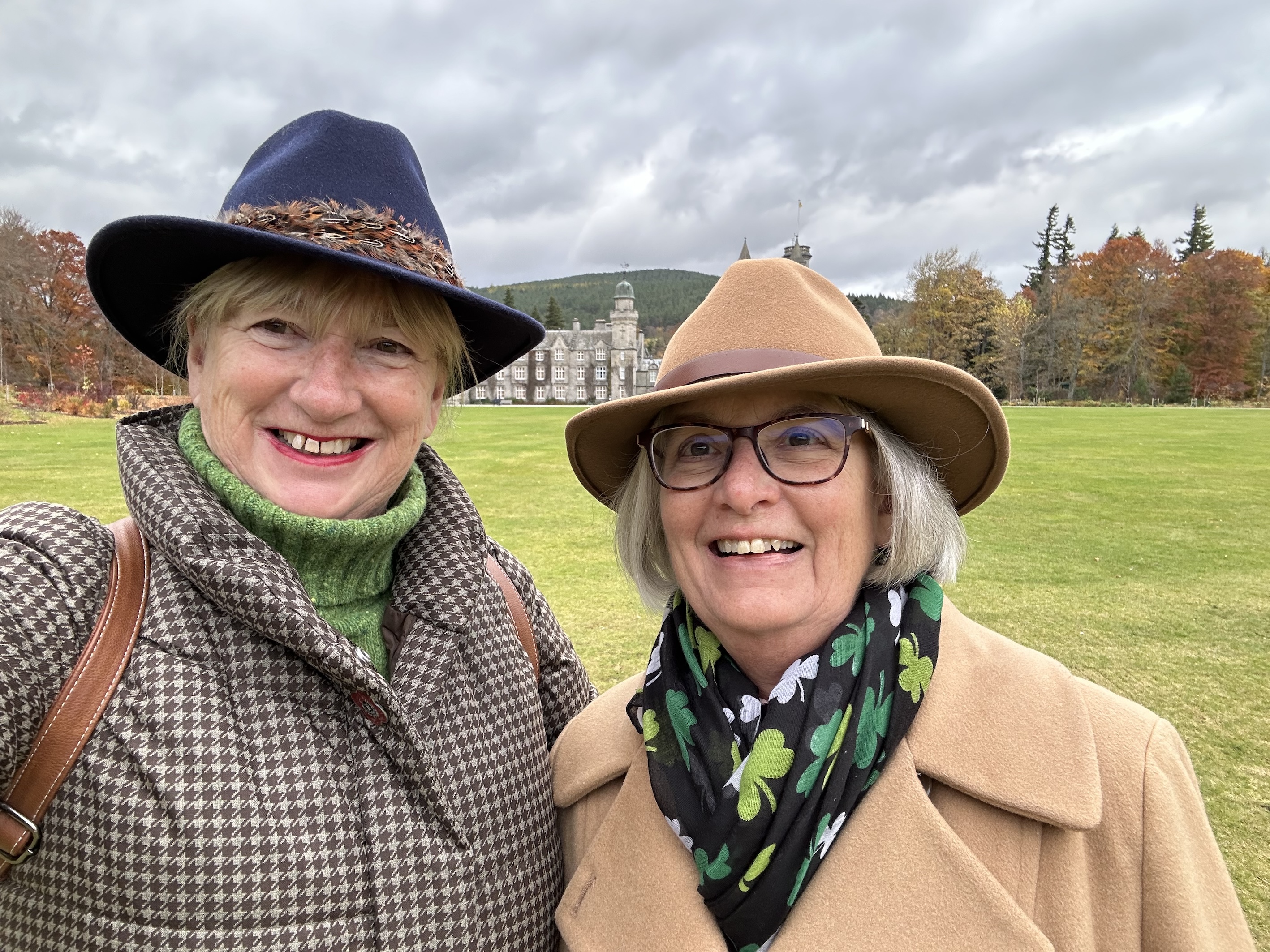 Susan Byron & Nancy Wade, Balmoral Castle, Scotland